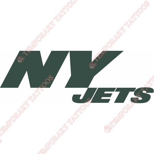 New York Jets Customize Temporary Tattoos Stickers NO.635